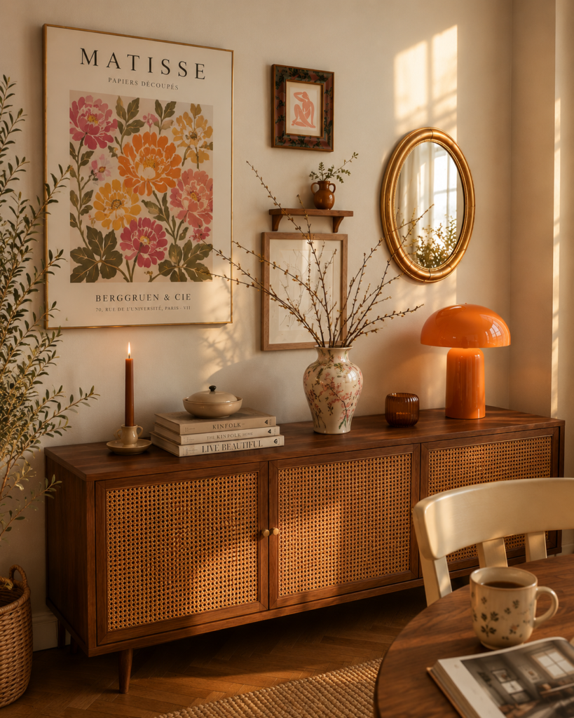 Golden Hour Gallery Wall 🌞 Cozy Dopamine Decor Inspiration